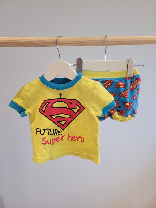 SUPERMAN Pajamas (0-3 Months)