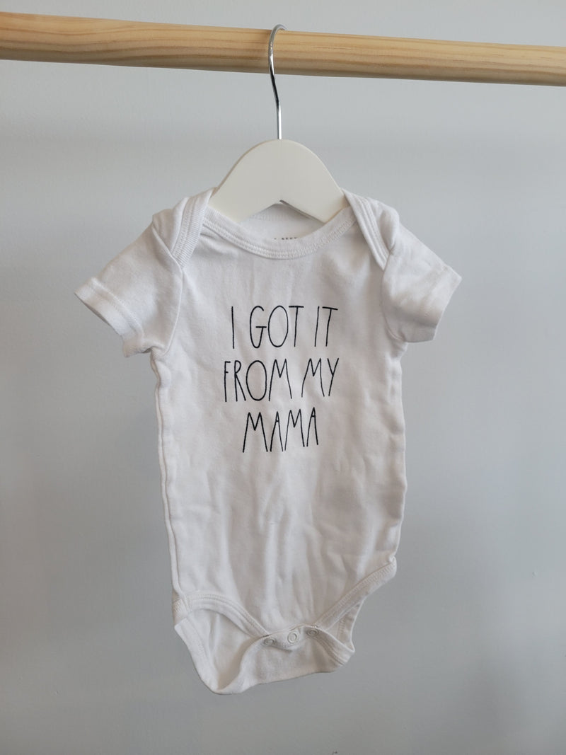 RAE DUNN Onesie (6-9 Months)