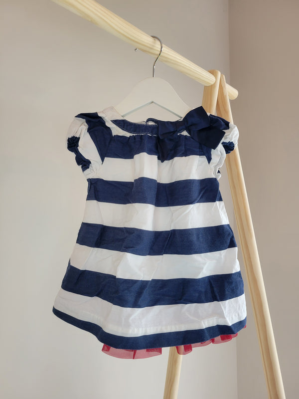 GAP Blue and White Dress