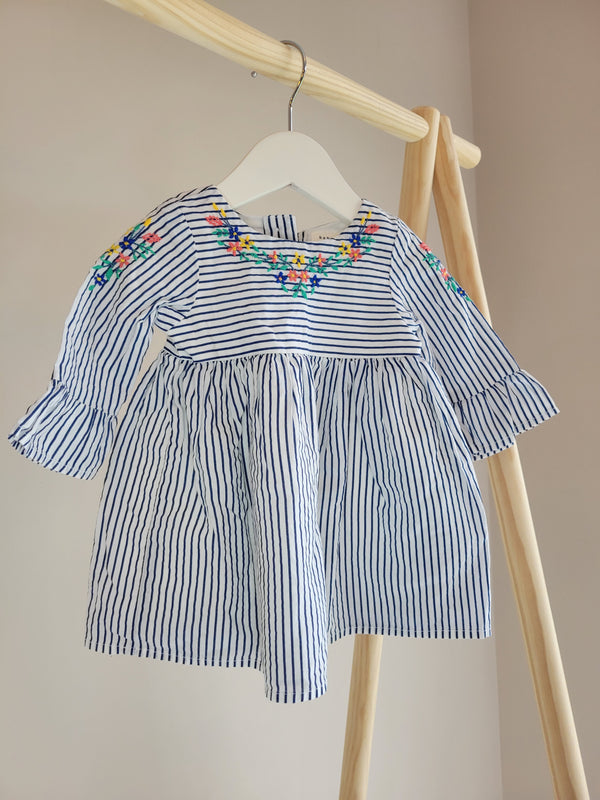 GAP Blue and White Dress