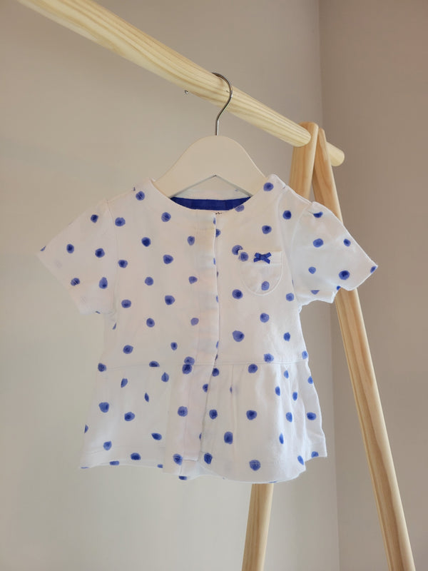 CARTERS Button Up Top (9 Months)