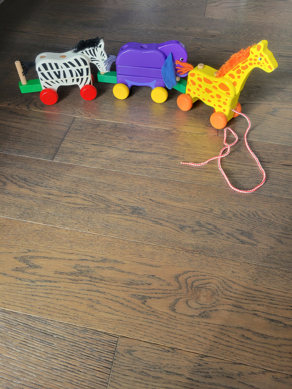 Wooden Animal Train