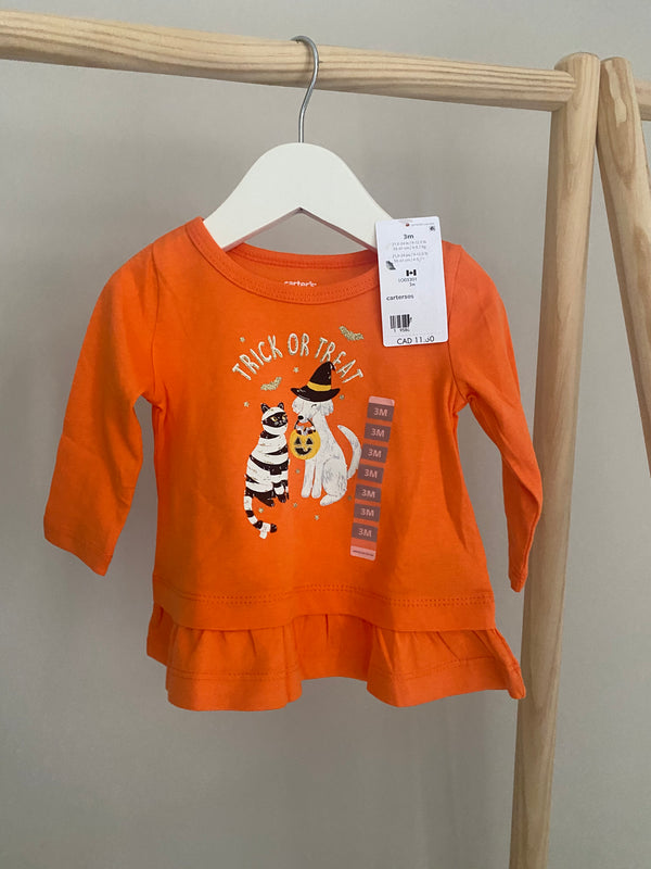 CARTERS HALLOWEEN Long Sleeve (3 Months)