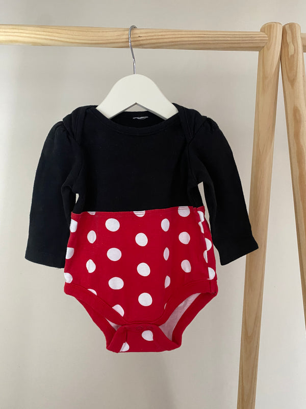 MINNIE MOUSE Long Sleeve (Approx 3-6 Months)