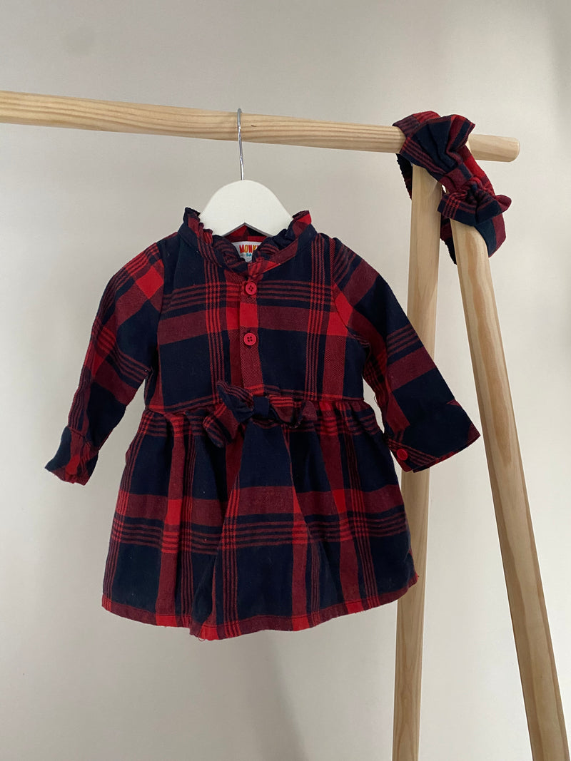 MONKEY BARS Dress & Headband (3-6 months)