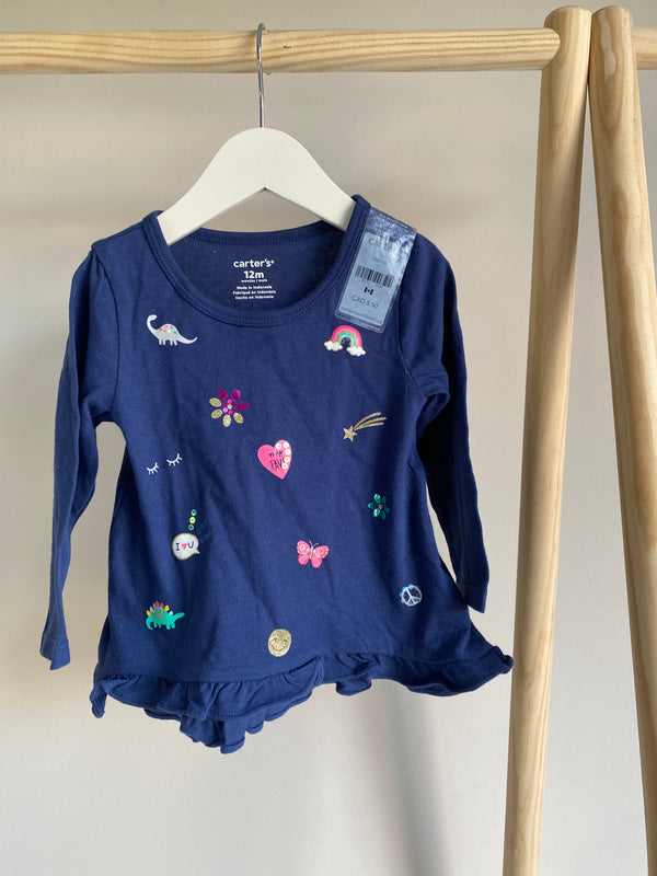 CARTERS Long Sleeve (12 Months)