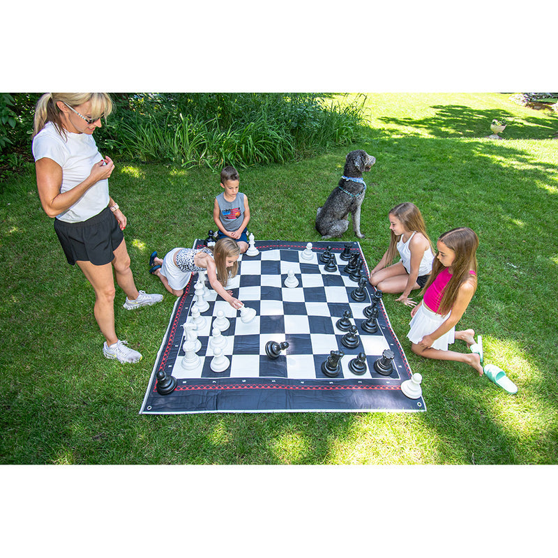 3-IN-1 JUMBO GAME SET. CHECKERS, CHESS, BACKGAMMONS