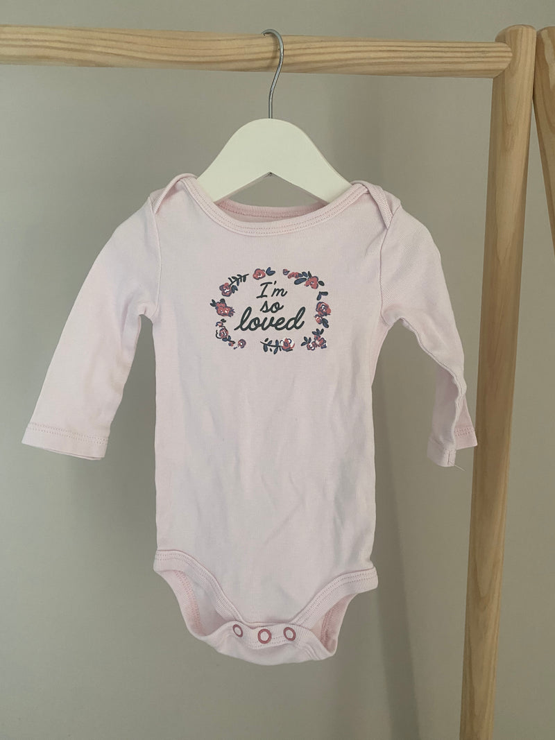 JOE FRESH Two Long Sleeves (0-3 Months)