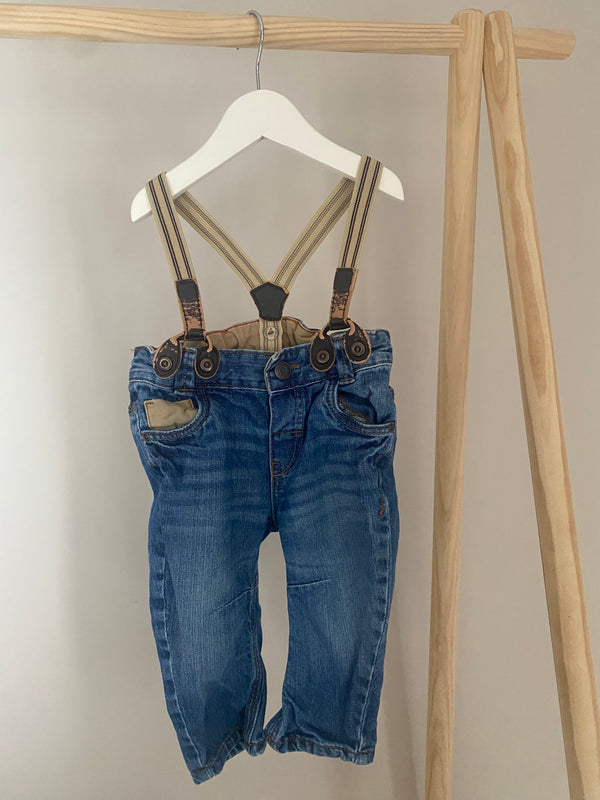 H&M Suspender Pants (4-6 Months)
