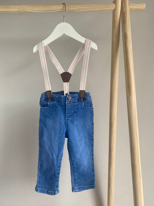 OSH KOSH Suspender Pants (9 Months)
