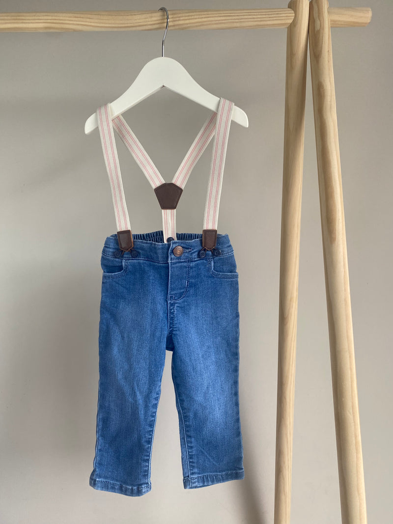 OSH KOSH Suspender Pants (9 Months)
