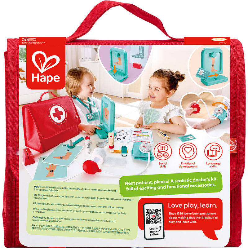 LITTLE DOCTOR’S MEDICAL SET – HAPE