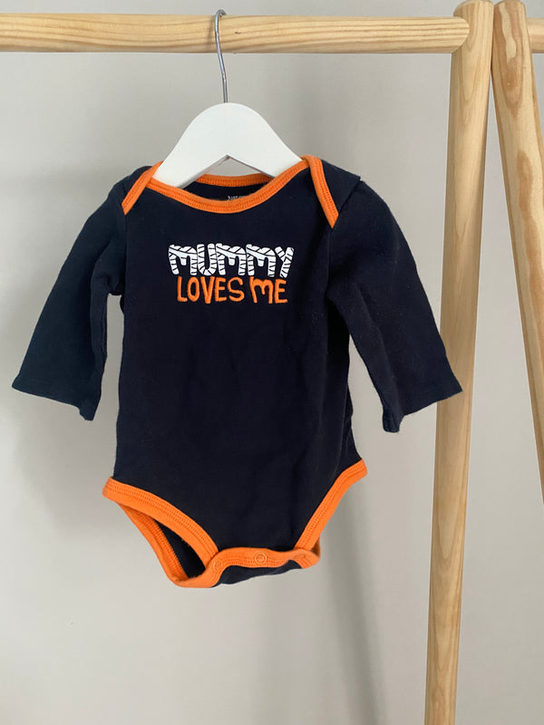 CARTERS Halloween Mummy Loves Me Onesie (3 Months)