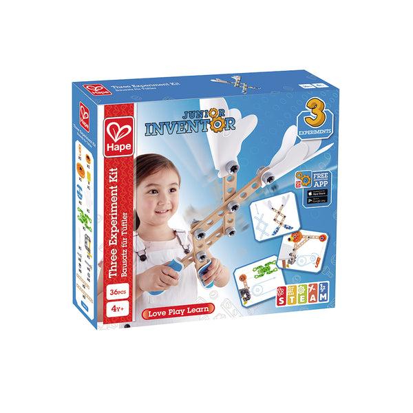 THREE EXPERIMENT TOOLBOX – HAPE