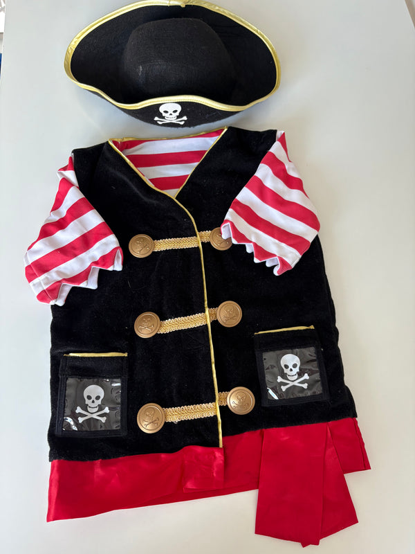PIRATE MELISSA & DOUG HALLOWEEN COSTUME(3-6 Years)