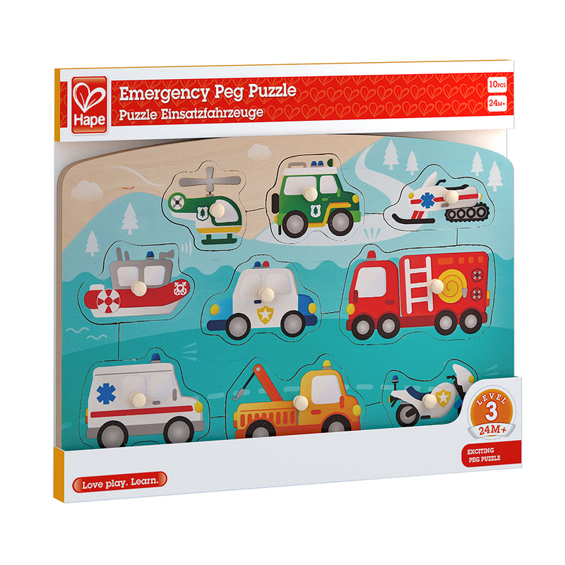 EMERGENCY PEG PUZZLE – HAPE