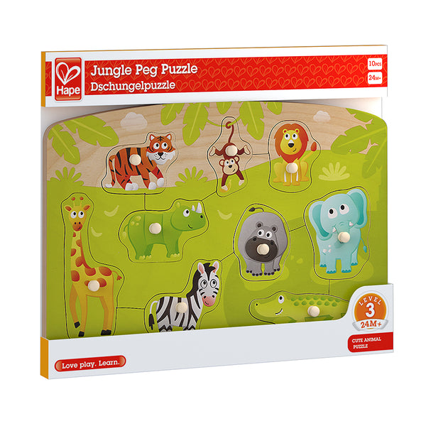 JUNGLE PEG PUZZLE – HAPE