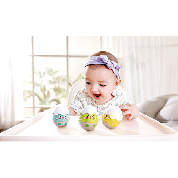 HAPPY HATCHLINGS WOOBLE RATTLES – HAPE