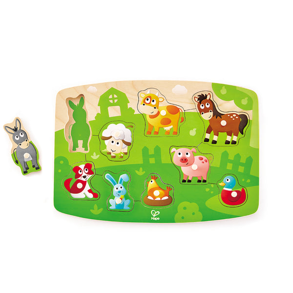 FARMYARD PEG PUZZLE – HAPE