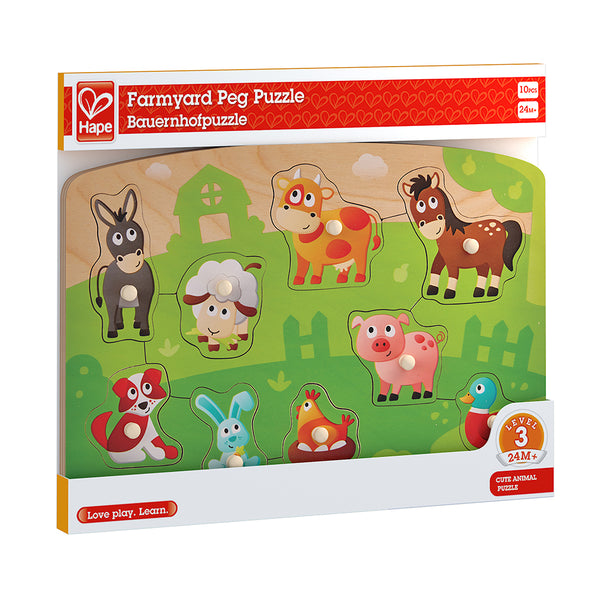 FARMYARD PEG PUZZLE – HAPE