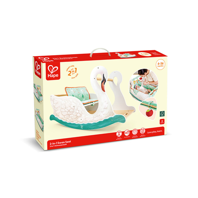 2-IN-1 SWAN SEAT RIDE-ON – HAPE