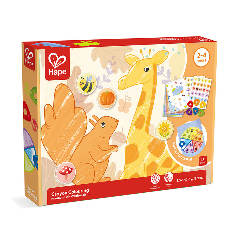 CRAYON COLOURING – HAPE
