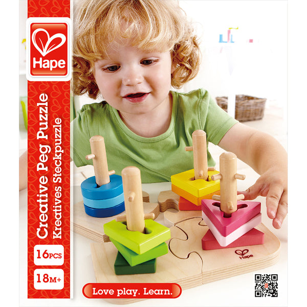 CREATIVE PEG PUZZLE – HAPE
