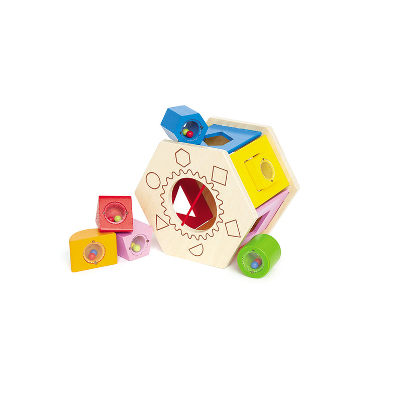 SHAKE & MATCH SHAPE SORTER – HAPE