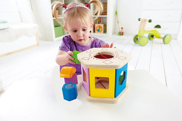 SHAKE & MATCH SHAPE SORTER – HAPE