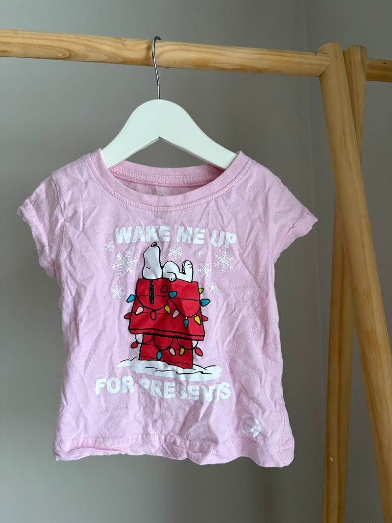 PEANUTS Christmas T-Shirt (2/3 Years)