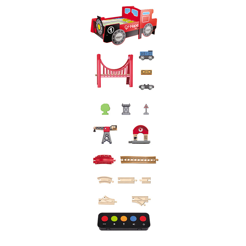 TIDY-UP TRAIN & RAILWAY SET – HAPE