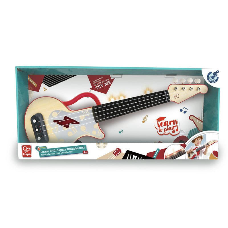 TEACH YOURSELF ELECTRIC UKULELE-RED – HAPE