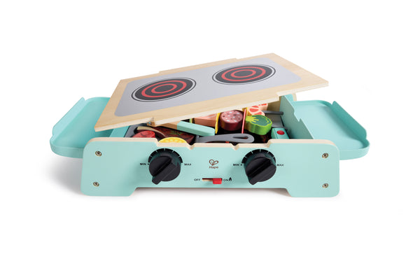 SIZZLING GRIDDLE & GRILL BBQ SET – HAPE