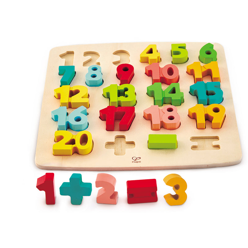 CHUNKY NUMBER MATH PUZZLE – HAPE