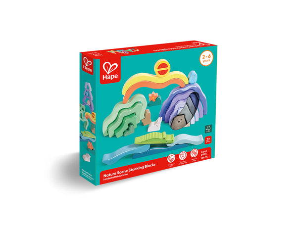NATURE SCENE STACKING BLOCKS – HAPE
