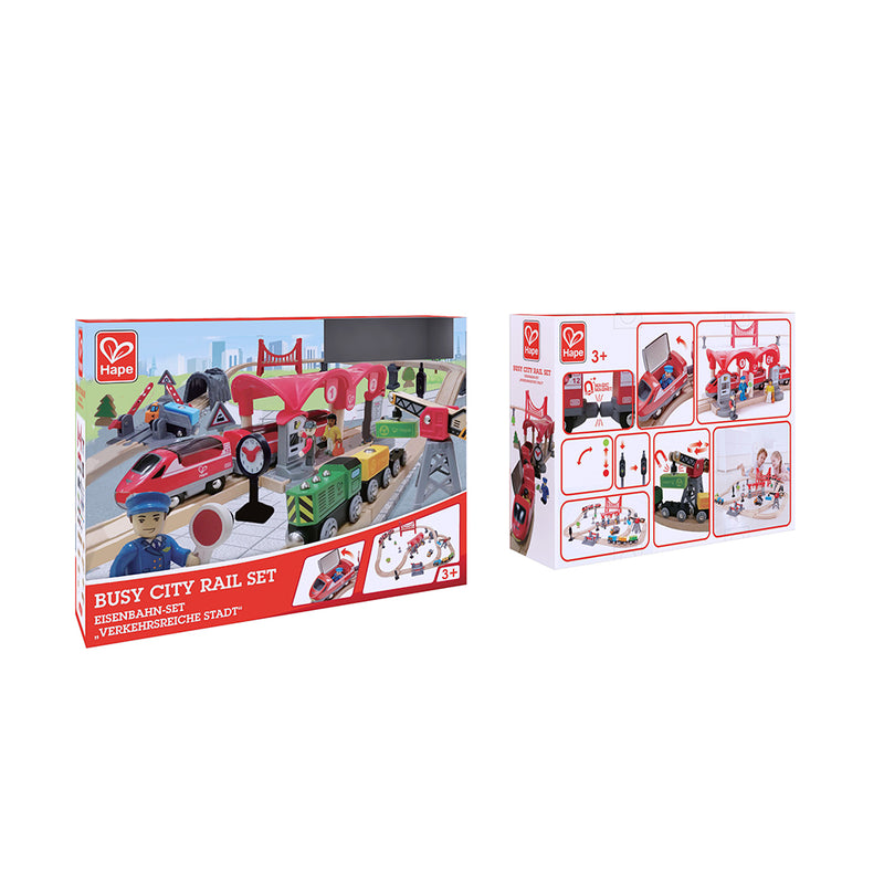 BUSY CITY RAIL SET – HAPE