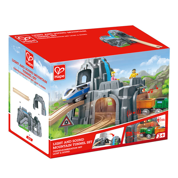 LIGHT & SOUND MOUNTAIN TUNNEL SET – HAPE