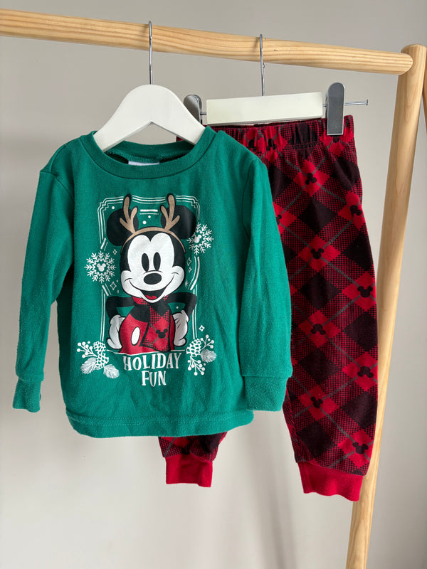 MICKEY Christmas Pajamas (2T)