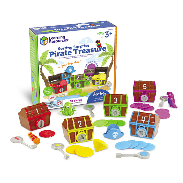 SORTING SURPRISE TREASURE CHESTS – LEARNING RESOURCES