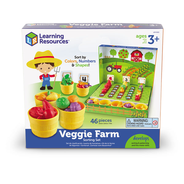 VEGGIE FARM SORTING SET – LEARNING RESOURCES