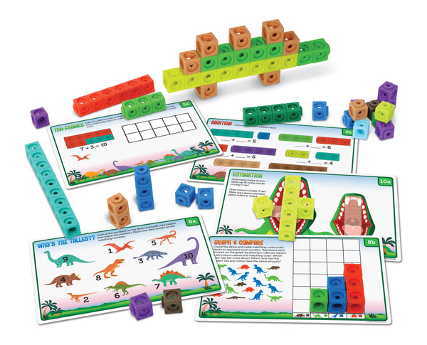MATHLINK KINDERGARTEN MATH ACTIVITY SET -DINO TIME! – LEARNING RESOURCES