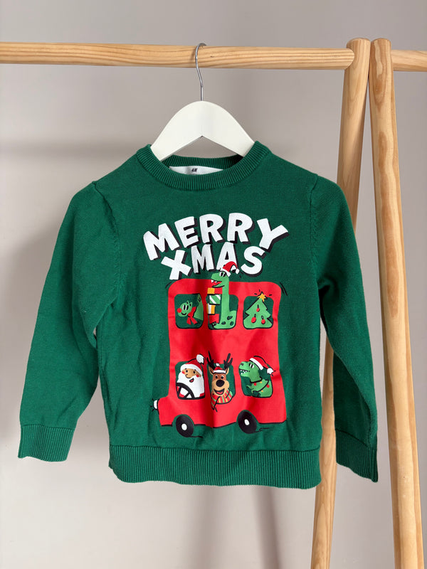 H&M Christmas Fine Knit Layer (4-6 Years)
