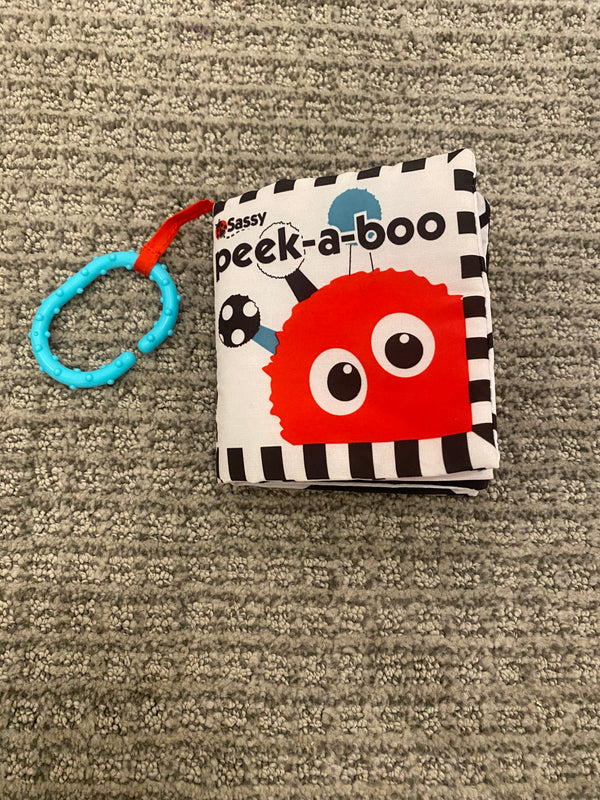 SASSY PEEK A BOO Crinkle Book