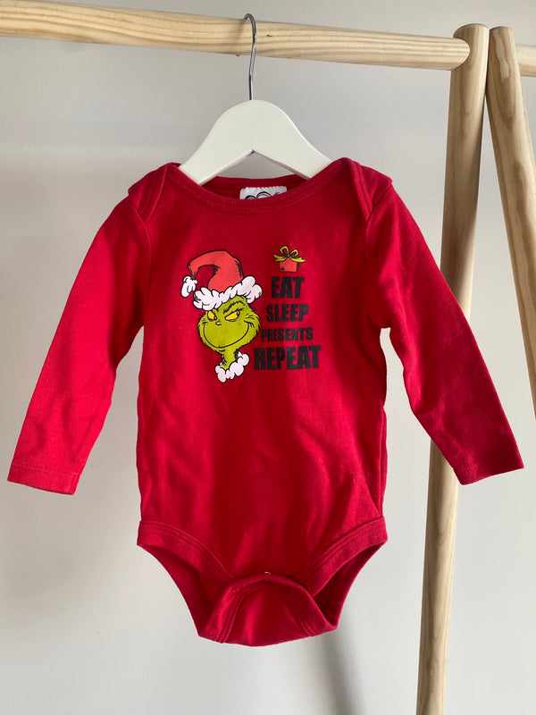 GRINCH Christmas Long Sleeve (6-12 Months)
