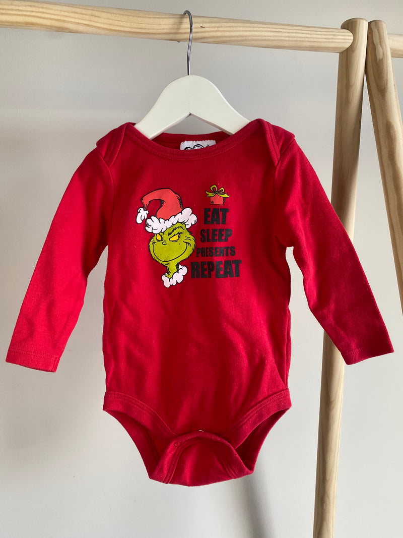 GRINCH Christmas Long Sleeve (6-12 Months)