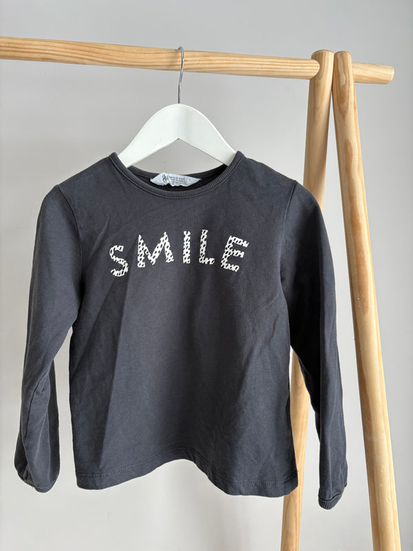 H&M ‘Smile’ Long Sleeve (6-8 Years)