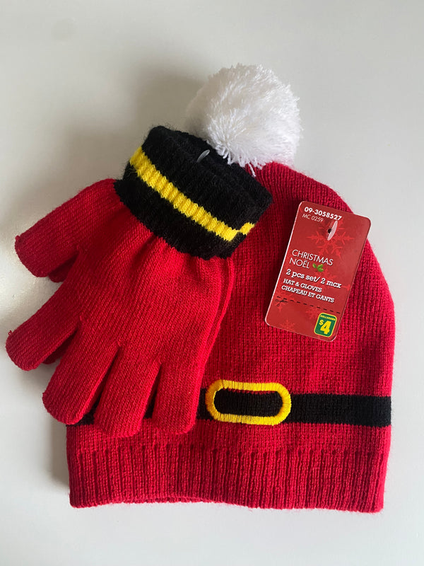 Santa Hat & Mittens