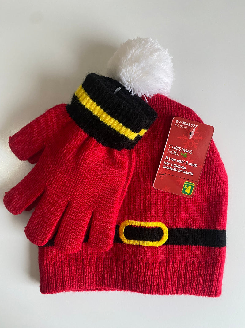 Santa Hat & Mittens