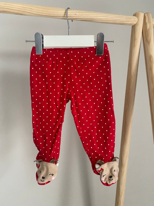 CHILD OF MINE Christmas Pants (3-6 Months)