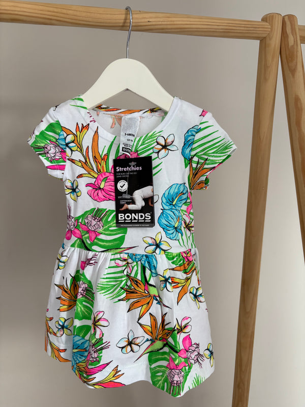 BONDS Floral Dress (3-6 Months)